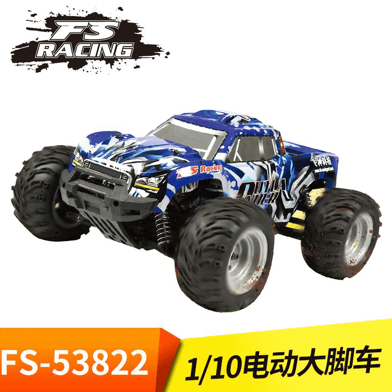 飞神 1/10电动有刷大脚车 四驱遥控电动高速大脚车 玩具模型车